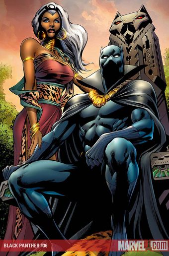 The Black Panther and Storm